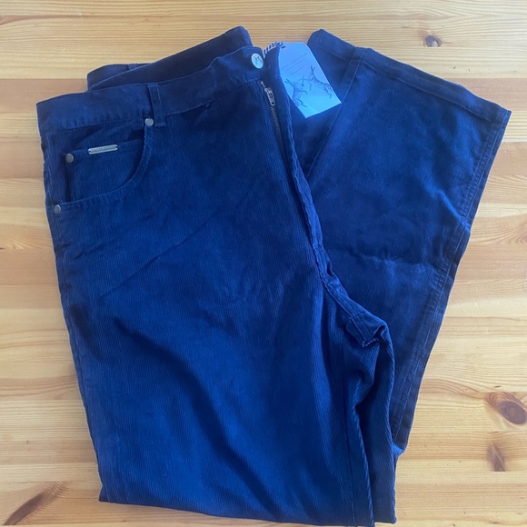 Peter Christian Gentlemen’s Outfitters Corduroy Pants Navy Men’s Sz 40x30 *NWT* - Picture 1 of 5
